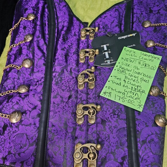 Purple Steampunk with Chains - Picture 1 of 6